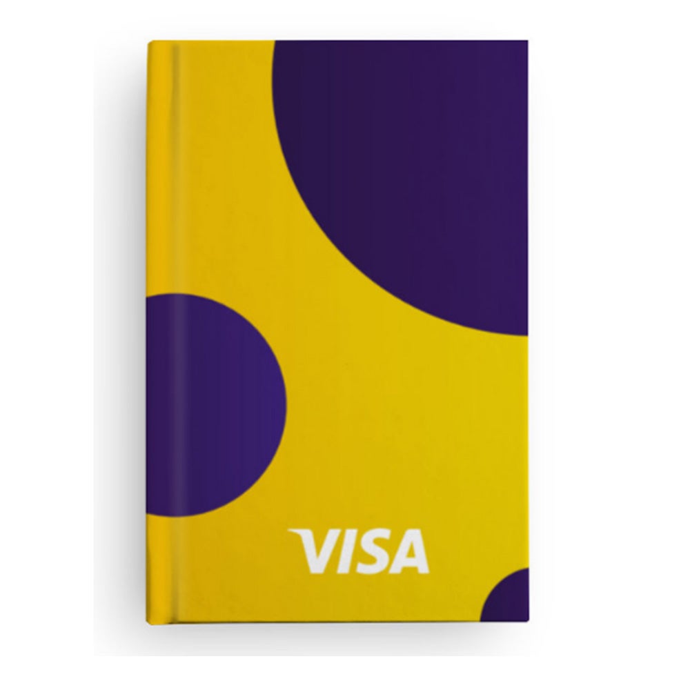 Recycled Hardcover Notebook USA Made Full Color 5x8 Eco